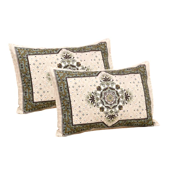 Green_Cotton_Kaleen_Classic_Double_Bedsheet_With_Pillow_Cover_100_X_108_Cm